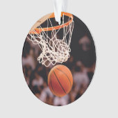 バスケットボールの得点 オーナメント (正面)