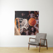 バスケットボールの得点 タペストリー (インサイチュ)