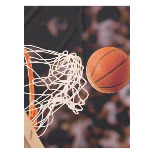 バスケットボールの得点 テーブルクロス (正面)
