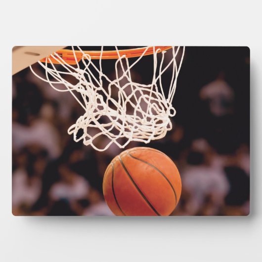 バスケットボールの得点 フォトプラーク (正面)