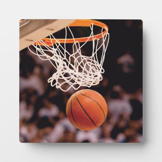 バスケットボールの得点 フォトプラーク (正面)