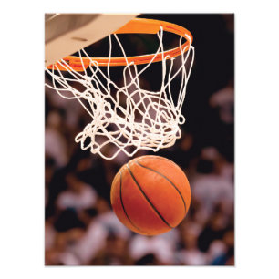 バスケットボールの得点 フォトプリント           