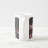 バスケットボールの得点 ボーンチャイナマグカップ (裏面)