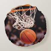 バスケットボールの得点 ラウンドクッション (裏面)