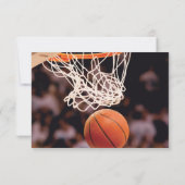 バスケットボールの得点 出欠カード (裏面)