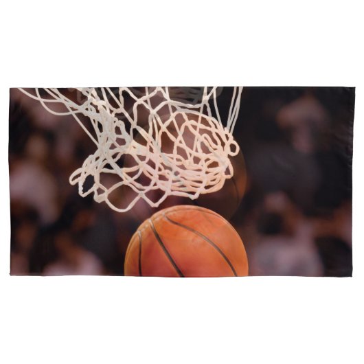 バスケットボールの得点 枕カバー (正面)