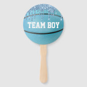 バスケットボールの性別が投票を明らかにする ハンドファン (正面)