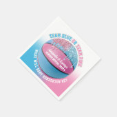 バスケットボールの性別の表示 スタンダードカクテルナプキン (角)