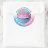 バスケットボールの性別の表示 ラウンドシール (バッグ)