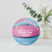 バスケットボールの性別の表示 招待状 (スタンド正面)