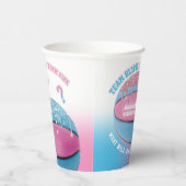 バスケットボールの性別の表示 紙コップ (右)