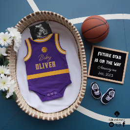 バスケットボールの愛する両親の妊娠発表 招待状