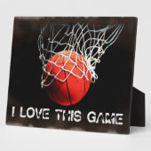 バスケットボールの愛 フォトプラーク (側面)