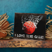 バスケットボールの愛 フォトプラーク (側面)