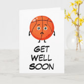 バスケットボールの成績が良くなる カード (黄色い花)