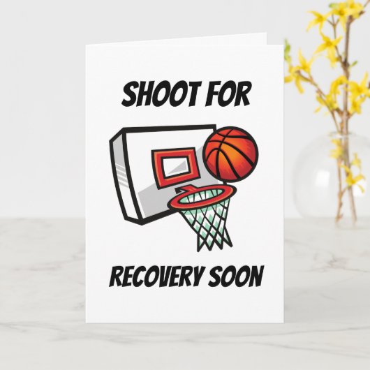 バスケットボールの成績が良くなる カード (黄色い花)