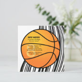 バスケットボールの招待状 招待状 (スタンド正面)