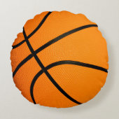 バスケットボールの枕 ラウンドクッション (正面)