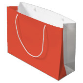 バスケットボールの母の日と母のラブ赤いハート ラージペーパーバッグ (裏面アングル)