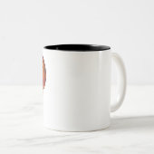 バスケットボールの炎 ツートーンマグカップ (正面右)