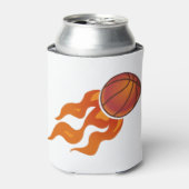 バスケットボールの炎 缶クーラー (缶正面)
