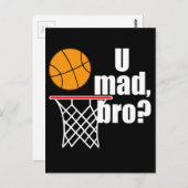 バスケットボールの狂気 ポストカード (正面/裏面)