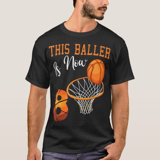 バスケットボールの第8期 Tシャツ (正面)