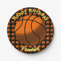 バスケットボールの紙皿