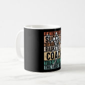バスケットボールの美しいデザイン コーヒーマグカップ (正面左)