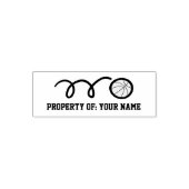 バスケットボールの自己インク子供へスタンプ学校の本 セルフインキングスタンプ (デザイン)