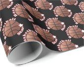 バスケットボールの花形選手 ラッピングペーパー (ロールコーナー)