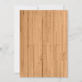 バスケットボールの誕生日パーティーの招待 招待状 (裏面)