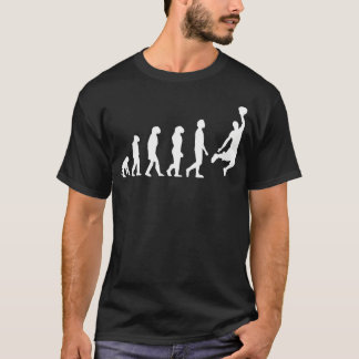 バスケットボールの進化より大きい Tシャツ