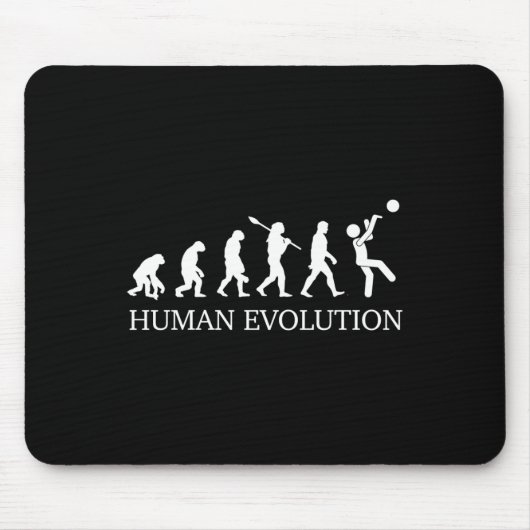 バスケットボールの進化 マウスパッド (正面)