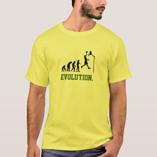 バスケットボールの進化 Tシャツ (正面)