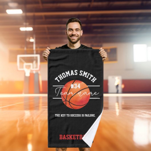 バスケットボールの選手チームのハンドタオル ハンドタオル