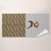 バスケットボールの選遊手はスラムダンクのパターンだ バスタオル (バスタオル)