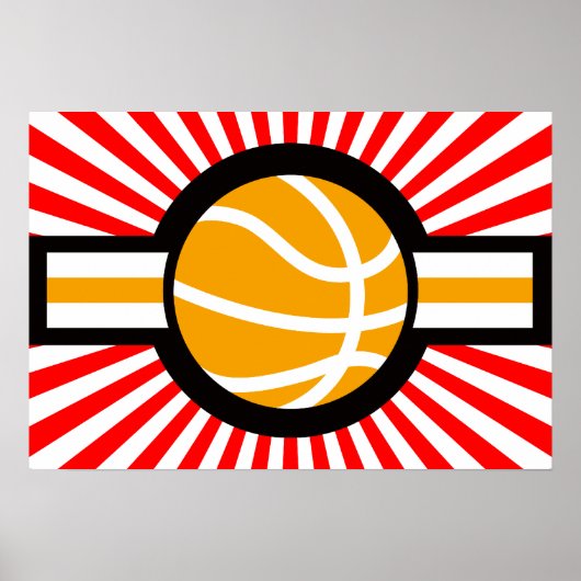 バスケットボールの飛行士 ポスター (正面)