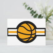 バスケットボールの飛行士 招待状 (スタンド正面)