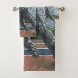 バスケットボールのBathタオルを遊ぶ石造りのゴーレム バスタオルセット