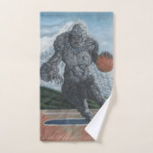 バスケットボールのBathタオルを遊ぶ石造りのゴーレム バスタオルセット (ハンドタオル)