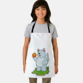 バスケットボールのCat選手 エプロン (インサイチュ)