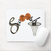 バスケットボールのSwoosh マウスパッド (マウス)