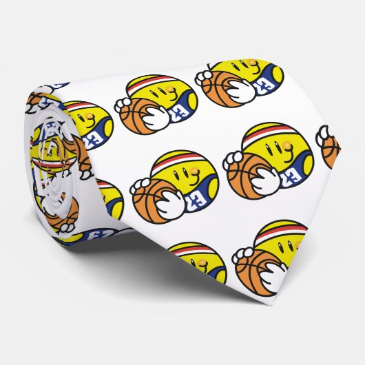 バスケットボールのTシャツおよびギフト ネクタイ (ロール)