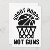 バスケットボールのTシャツではなくバスケを撃つ (正面/裏面)