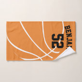 バスケットボールはタオル、コーチの浴室タオルを遊ばします ハンドタオル (ハンドタオル)