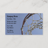 バスケットボールはテーマを遊ばします 名刺 (正面)