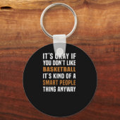 バスケットボールは人頭が切れる々の問題だ キーホルダー (正面)
