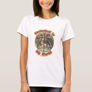バスケットボールは俺の世界だ! Tシャツ