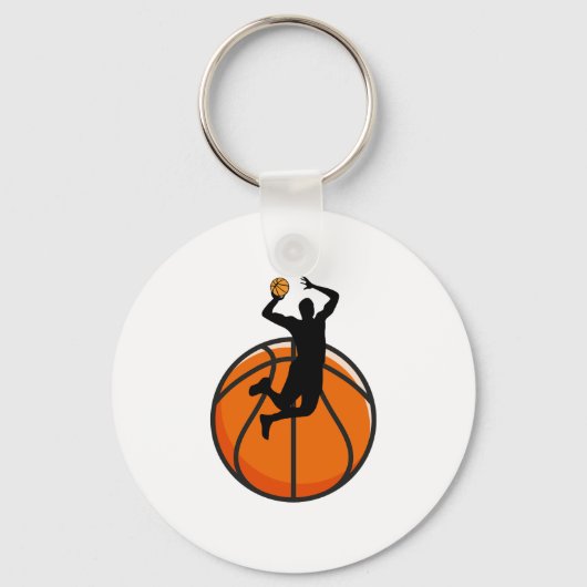 バスケットボールは単なるゲームではなく、ライフスタイルだ キーホルダー (正面)